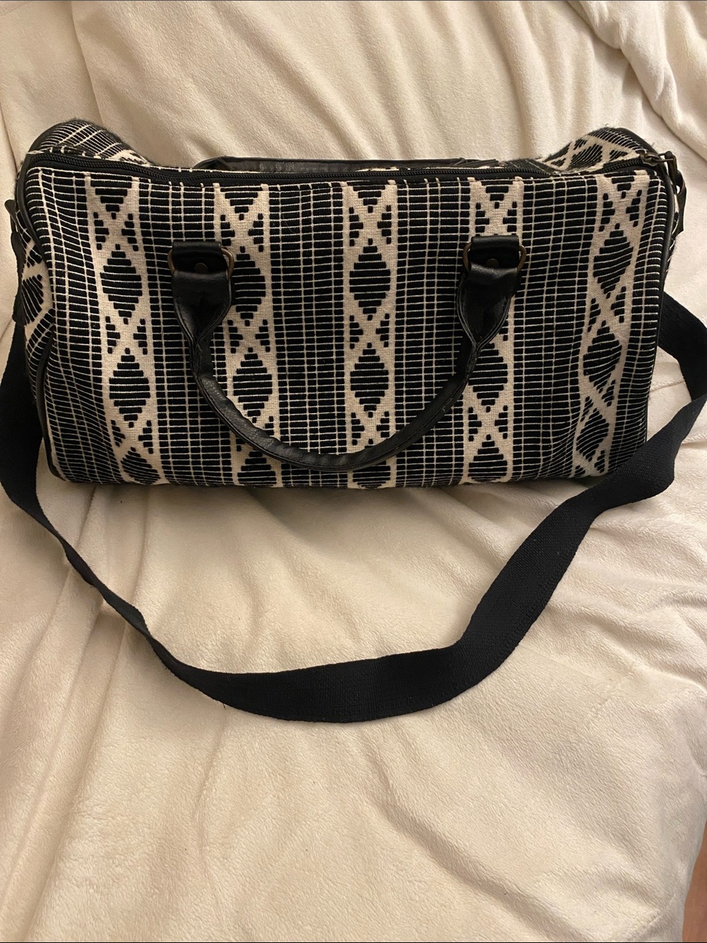 Mossimo Supply Co. Black geometric Tote